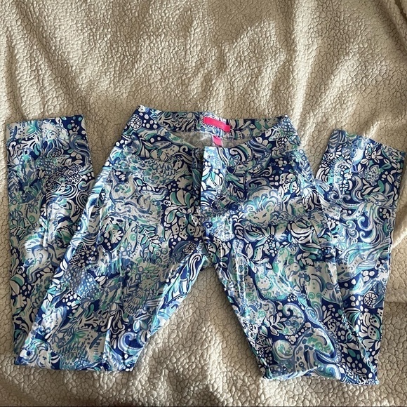 Lilly Pulitzer Pants - Lilly Pulitzer Floral Plants